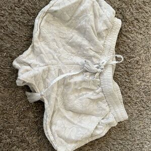 Forever 21 White Athletic Shorts